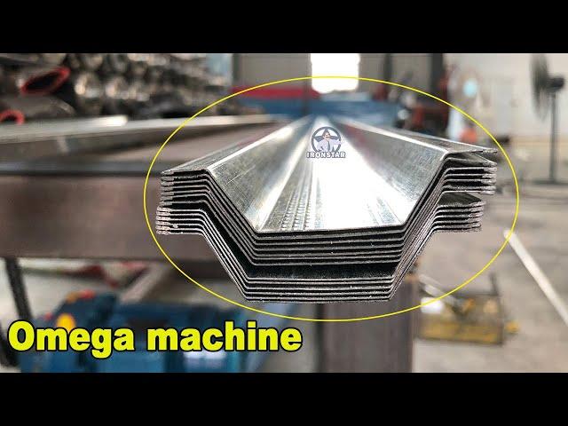 Omega furring roll forming machine | batten machine | top hat roll forming machine