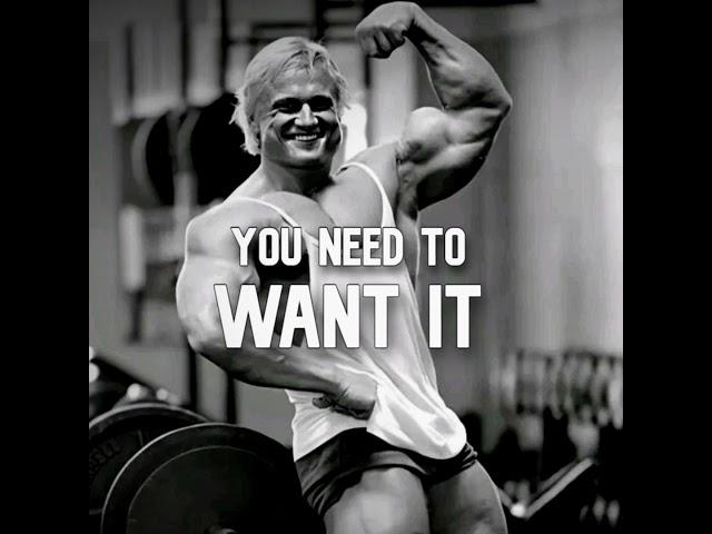 YOU NEED TO WANT IT - Tom Platz Motivational Speech