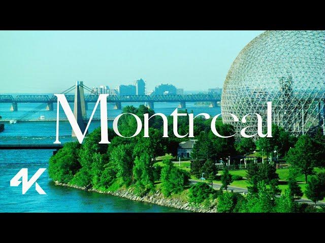 Montreal Aerial View Tour 4k Drone - Montreal, Quebec, Canada