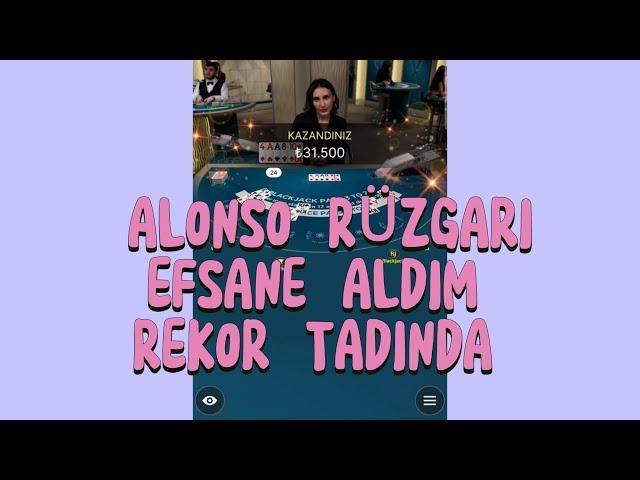 RULET | ALONSO RÜZGARI VAR ŞHOW DİYE BUNA DENİR REKOR TADINDA ! #rulet #casino