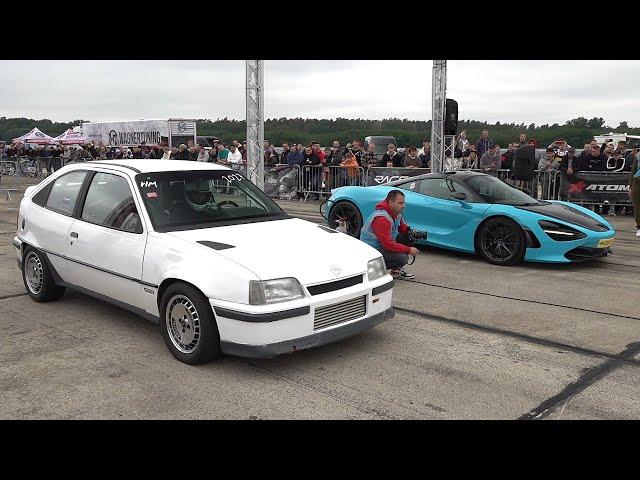 Tuner Cars Drag Racing! 1000HP RS6, 900HP Opel Kadett GSI, 1200HP McLaren 720S, 750HP VW Golf 2 VR6