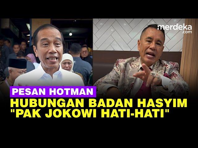 Temukan Kejanggalan Hubungan Badan Ketua KPU & Anak Buah, Hotman Jokowi Hati Hati