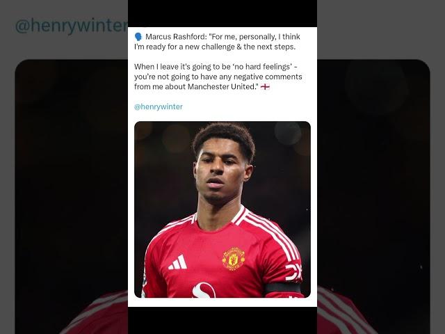 Is Marcus Rashford Leaving Manchester United?