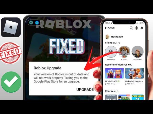 How To Fix Roblox Upgrade Error Problem 2025 || Roblox New Upgrade