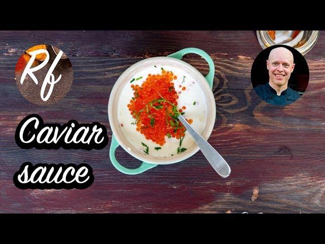 Caviar or roe sauce