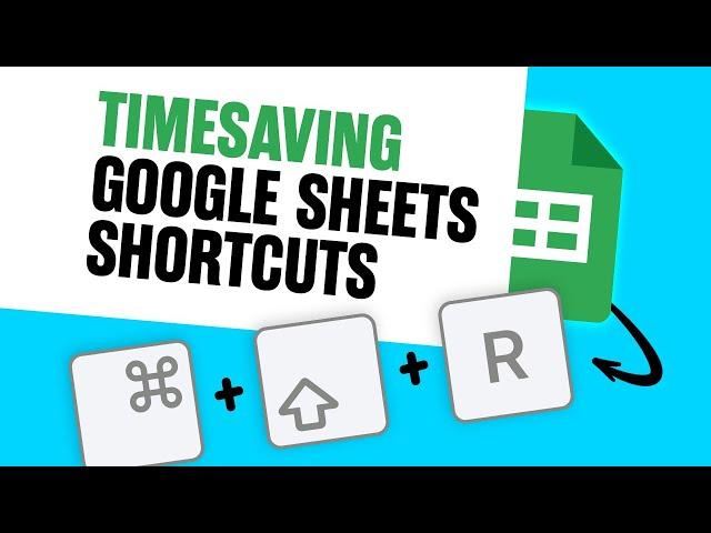 Timesaving Google Sheets Keyboard Shortcuts