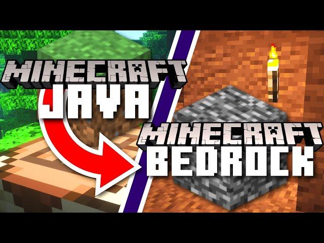 How to Convert Minecraft Java Worlds to Bedrock Worlds