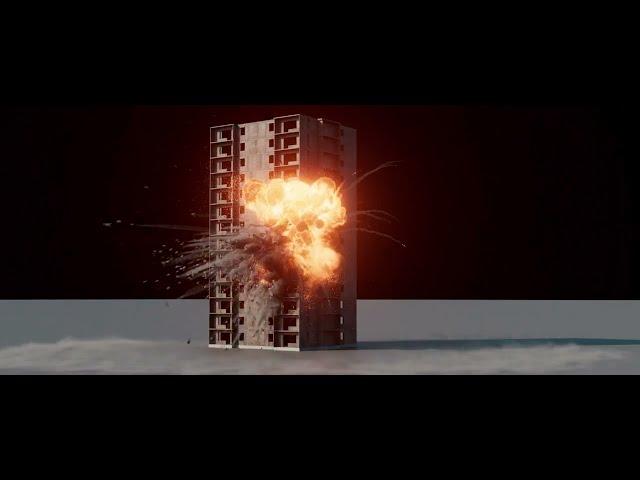 Destruction VFX (Missile Impact) in Houdini