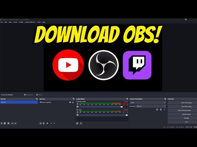 How To Download & Install OBS Studio in Windows, Mac, or Linux