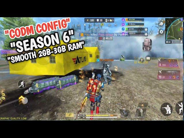 NEW* CODM SEASON 6 CONFIG | ANTI-LAG & BOOSTER RENDER FPS STABLE 61+ |  SMOOTH CLASH 5v5 IOS/ANDROID