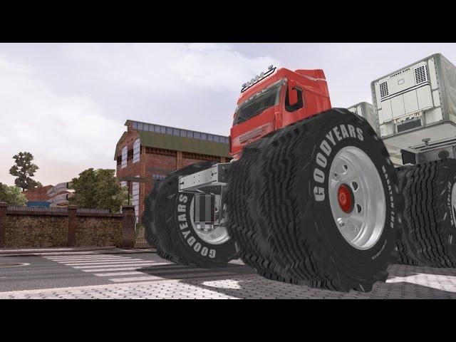 Renault Kid - Monster Truck Mod - BigFoot Truck Model - Ets 2 - Eurotruck Simulator