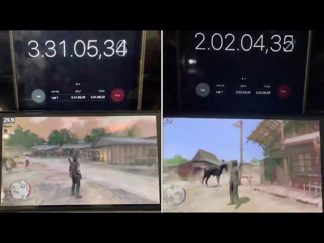 Red Dead Redemption - Nintendo Switch 30 fps vs 60 fps battery test