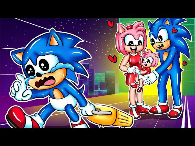 Baby Sonic Please Come Back Home!? - Baby Sonic Sad Story - Sonic The Hedgehog 3 Animation