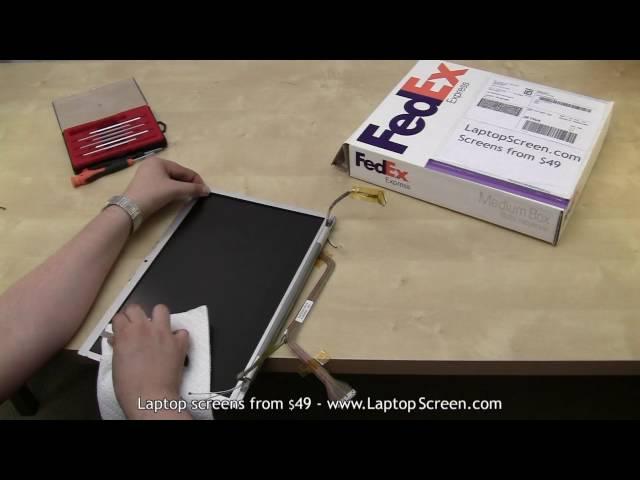 Laptop screen repair, laptop screen change instructions [Apple MacBookPro 15"]