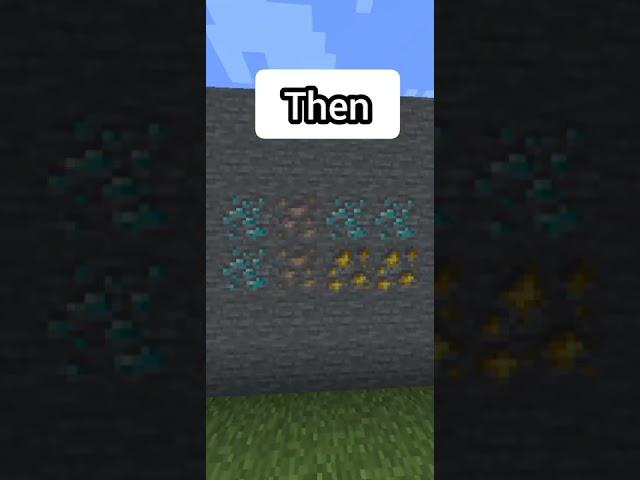 Then vs Now minecraft  (Nostalgia)