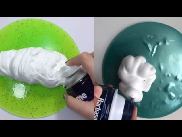 Best Ever Satisfying/ASMR/Relaxing Shaving Cream Mixing Into Slime Compilation (SPECIAL) (REQUESTED)