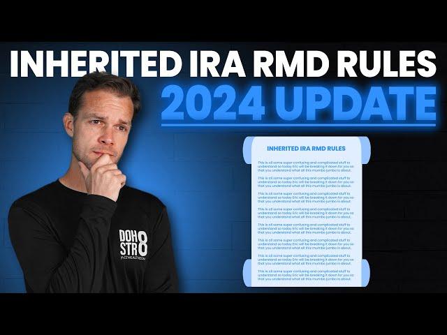 Inherited IRA Required Minimum Distribution Rules Explained! (2024) 