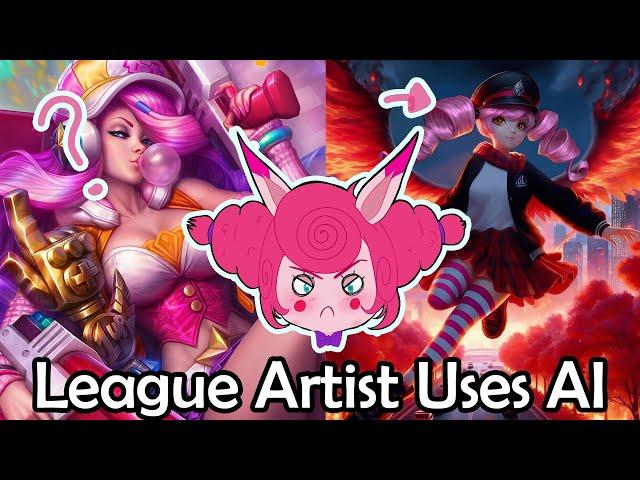 League of Legends Artist SCAMS With AI ART #aiart #artscam #leagueoflegends #art