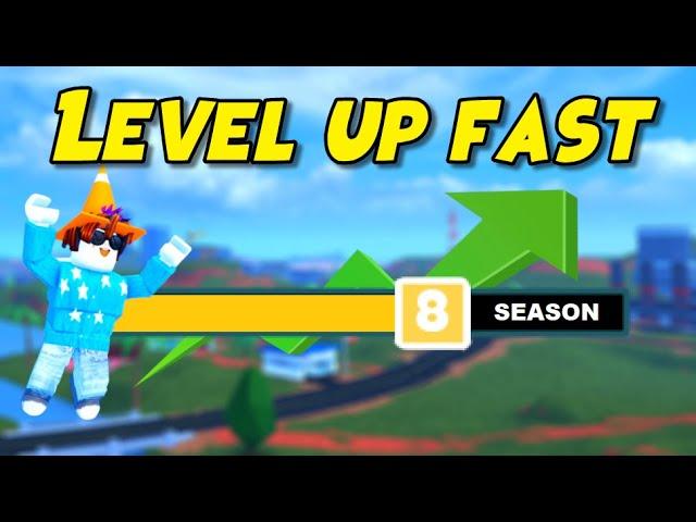 How to LEVEL UP FAST in SEASON Rewards? (Roblox Jailbreak)