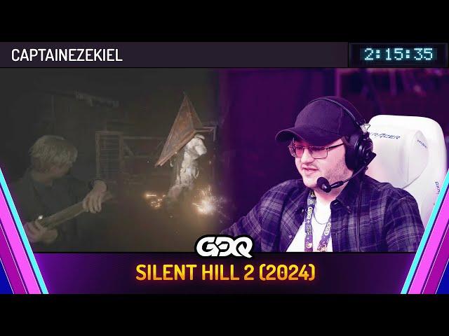 Silent Hill 2 (2024) by CaptainEzekiel in 2:15:35 - Awesome Games Done Quick 2025