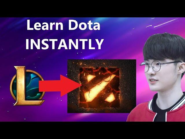 How to play DOTA 2 As a League Of Legends player! MAP  MECHANICS  SETTINGS  (Read Description)