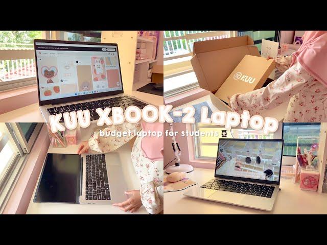 KUU XBOOK-2 Laptop unboxing - budget laptop for students ‍ || aesthetic unboxing