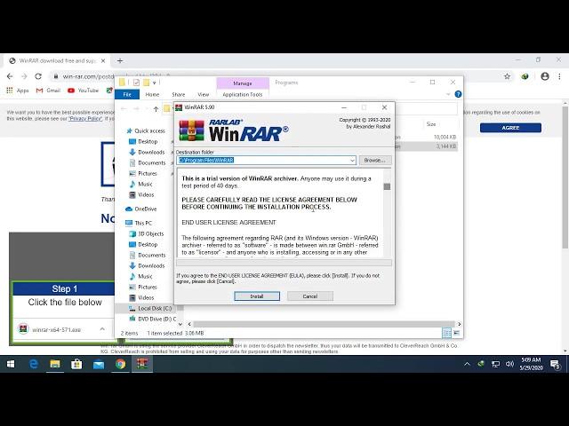 How to Download and Install Winrar on Windows 10 (2020)