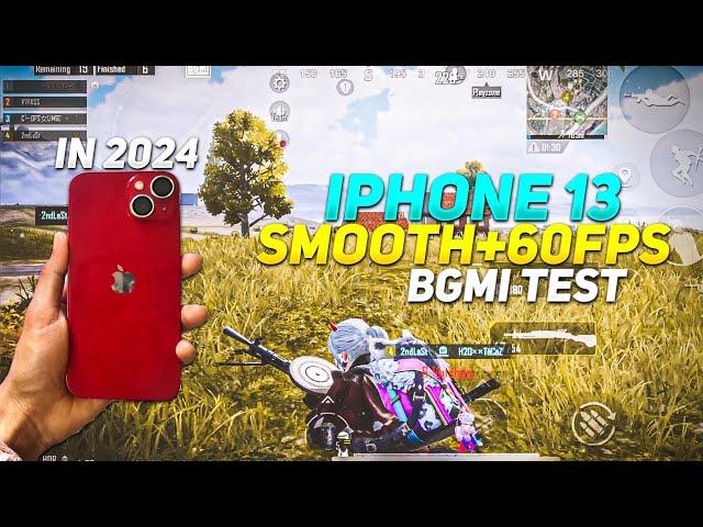 IPHONE 13 PUBG BGMI TEST IN 2024  | IPHONE 13 BGMI 3.2 UPDATE GAMEPLAY