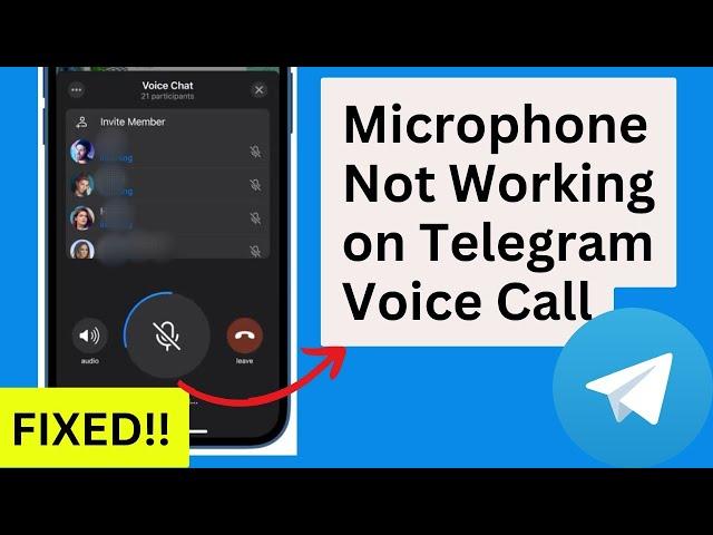 Solve Microphone Problem on Telegram Apps || Microphone Not Working on Telegram Voice Call