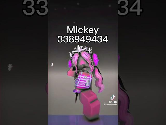 Roblox Music Id code - mickey