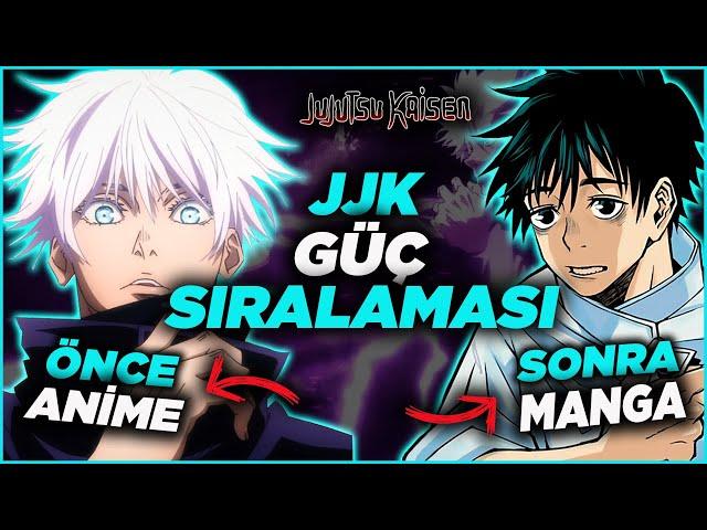 Jujutsu Kaisen Güç Sıralaması - HEM ANİME HEM MANGA - Jujutsu Kaisen Türkçe