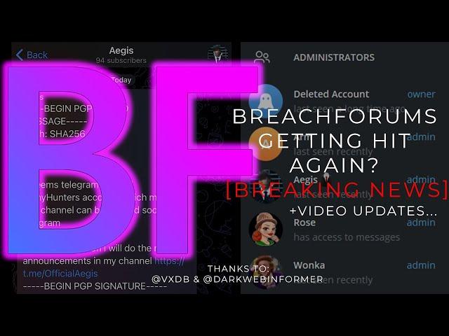 BreachForums Getting Hit Again