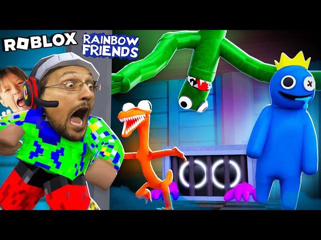 Roblox Rainbow Friends are NOT our Friends = (FGTeeV Gameplay w/ Drizz)