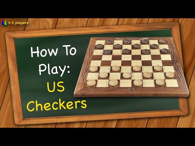 How to play US Checkers