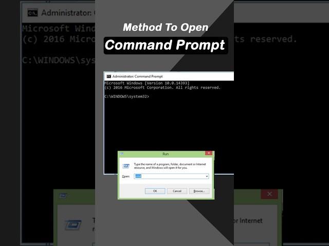 How to start Command Prompt ? ! Windows  10 ! CMD Command | How do I open a Command Prompt?