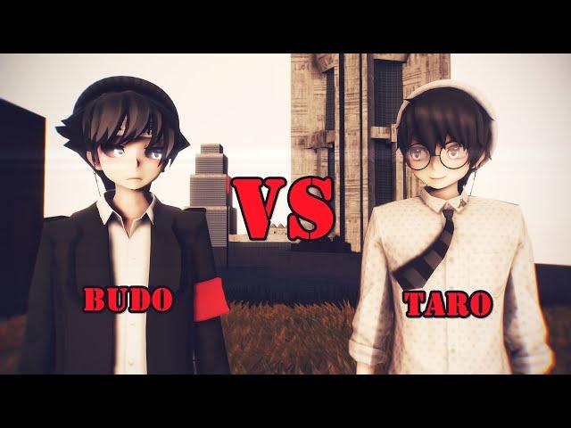 (MMD x Yandere Simulator) Epic Taro vs Budo Fight [Re-Uploaded]