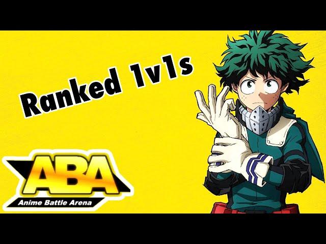 Anime Battle Arena (ROBLOX) Using Deku in ranked 1v1s