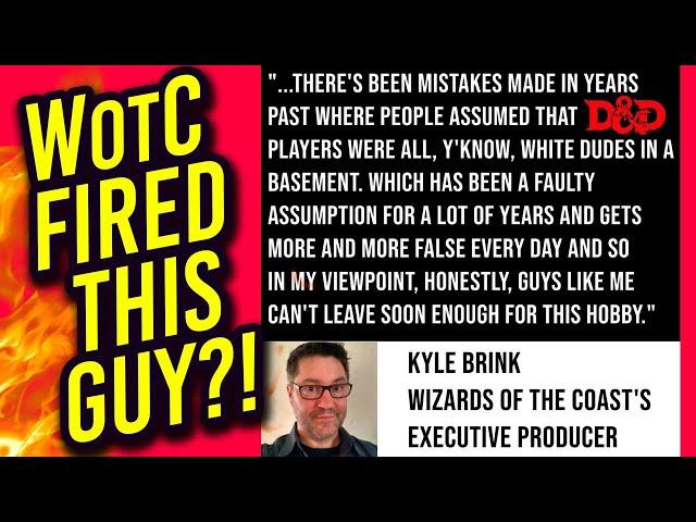 Dungeons & Dragons FIRED the Guy Who Wanted 'White Guys' Out of the Hobby?!