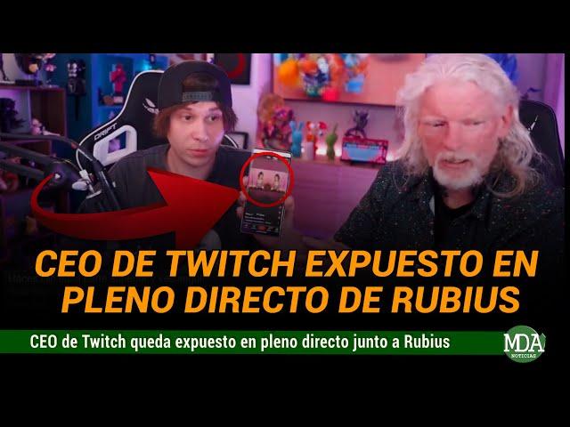 El CEO de TWITCH quedó EXPUESTO ante RUBIUS al mostrar una CHICA en “PAÑ0S MENORES”