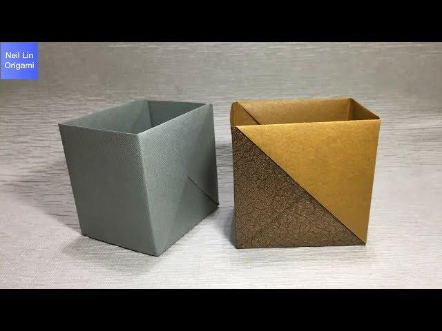 How to Make a Paper Box Step By Step / DIY Origami Box Tutorial / Easy Origami for kids