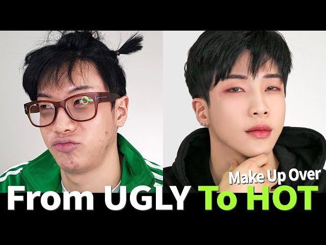 [ENG SUB]남자의 변신! 폐인에서 훈남되기 + 도화살 메이크업 from Messy Boy to Handsome Man l 바른남자 준구씨