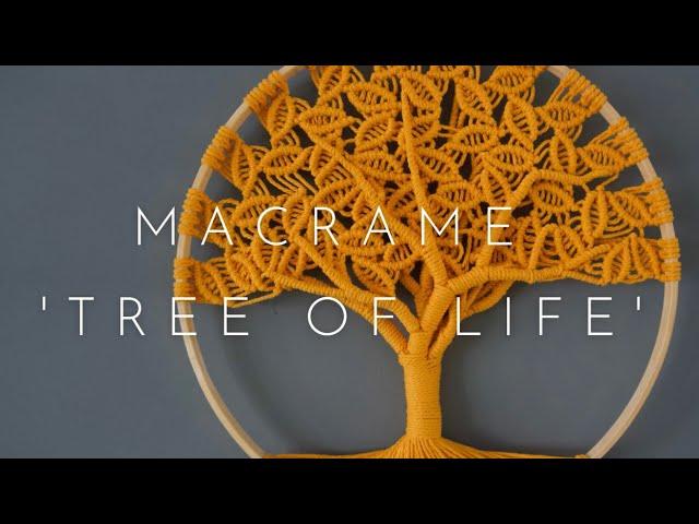 Pt 1 | Come and make with me | Macrame Tree of Life