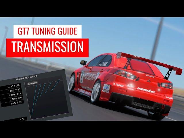 Gran Turismo 7 Tuning For Beginners - Transmission & Gear Ratios