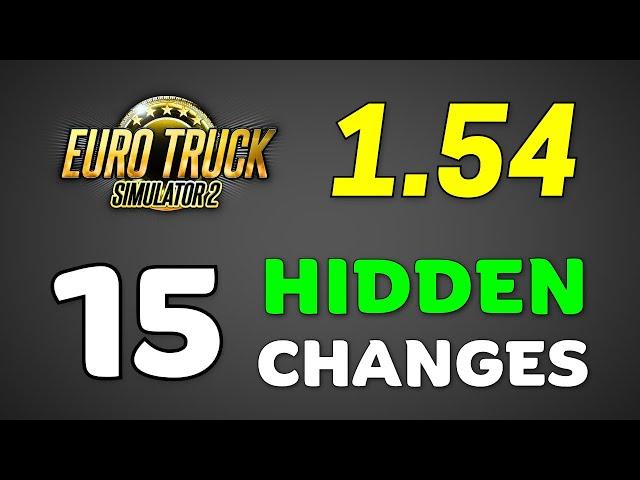 ETS2/ATS 1.54 Update – 15 Hidden Changes You Missed!