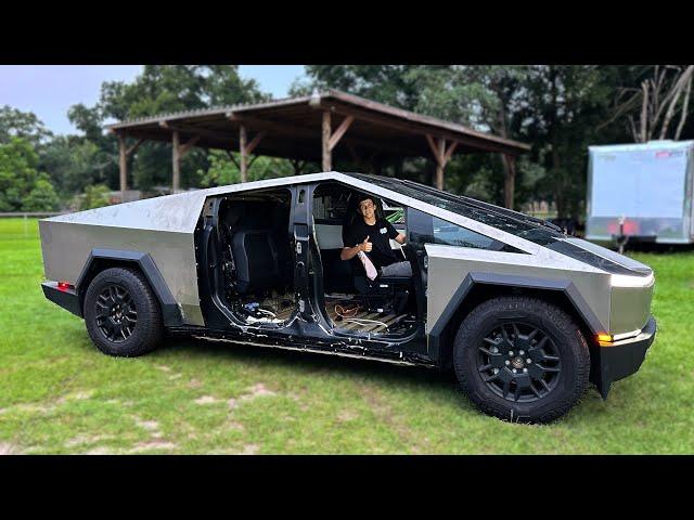 Rebuilding A Wrecked Tesla Cyber Truck