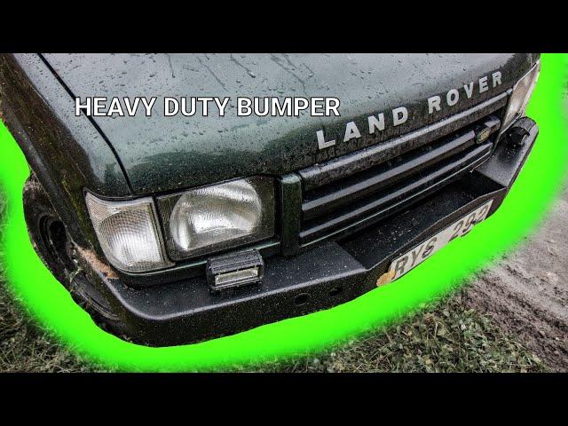 Discovery 2 WINCH BUMPER - How to Install (Kind of)