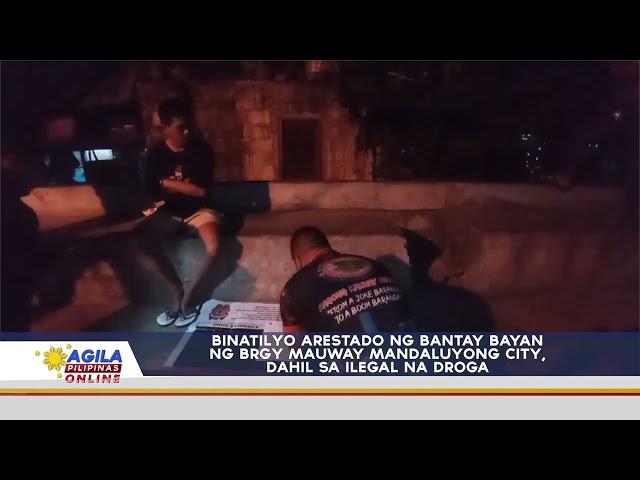 Isang binatilyo, arestado ng Bantay Bayan ng Brgy. Mauway, Mandaluyong City dahil sa ilegal na droga