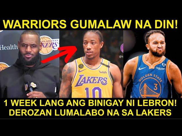 Lebron NAGBANTA sa Lakers! 1 week lang! Derozan MALABO na | Kyle Anderson Warriors na