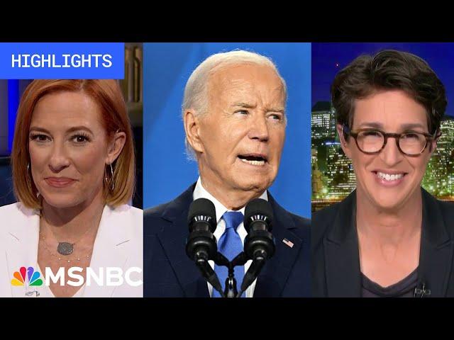 Biden’s high-stakes press conference | MSNBC reaction highlights