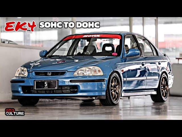 1997 Honda Civic VTI "Bigote" EK4 Inspired SOHC to DOHC | OtoCulture